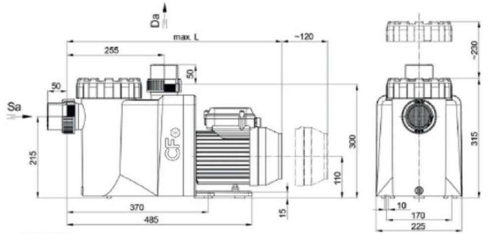 Vitalia Premium 680 - 800 Watt, 10 m³ bis 13 m³ (Speck)